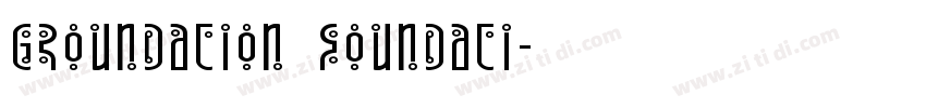 Groundation Foundati字体转换